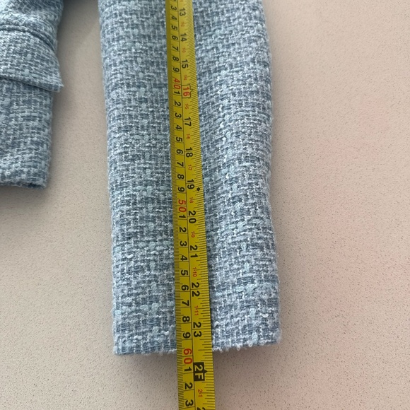 Light Blue Tweed Blazer & Skort Matching Set Size XS - Picture 13 of 16